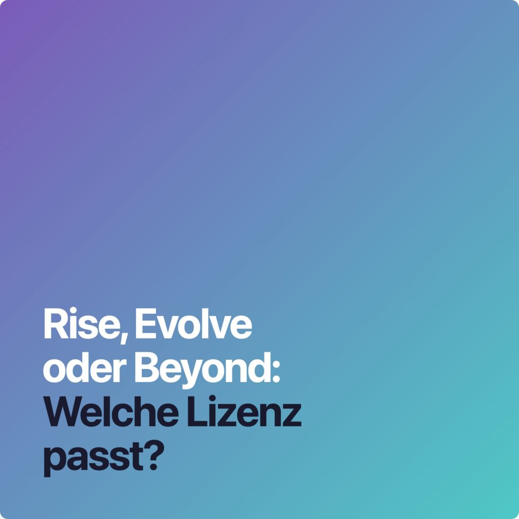 Rise, Evolve oder Beyond: Welche Shopware Lizenz passt?