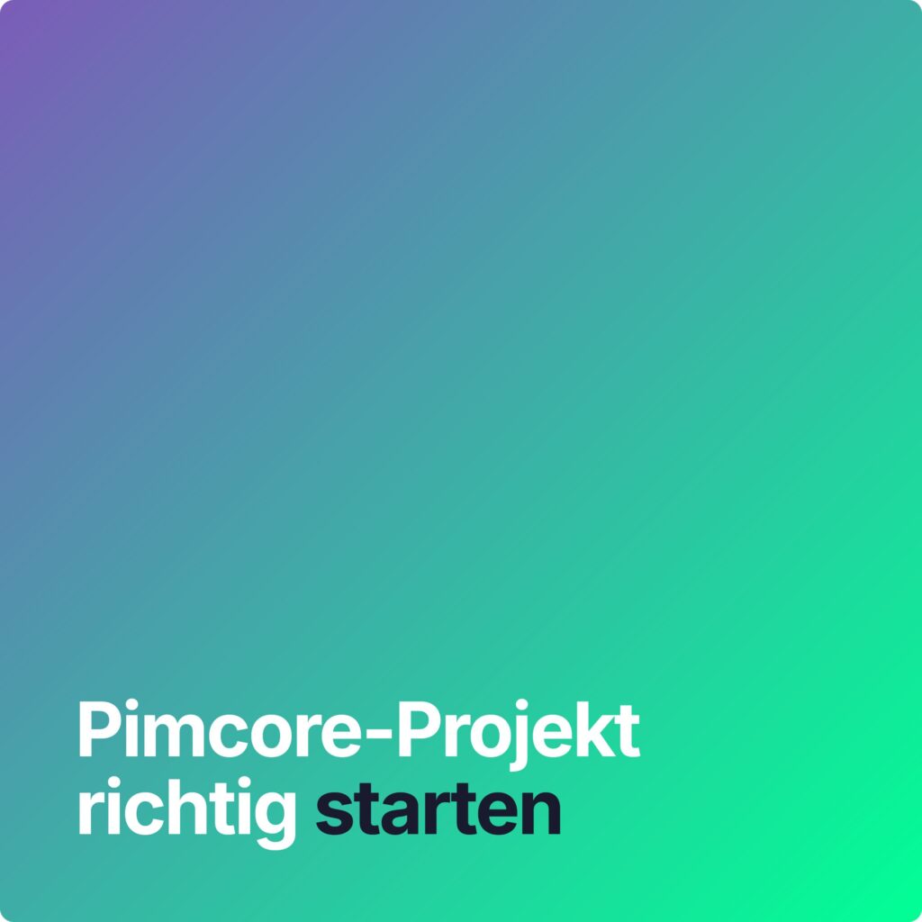 Hero-Grafik zum Ratgeber: Pimcore-Projekt richtig starten